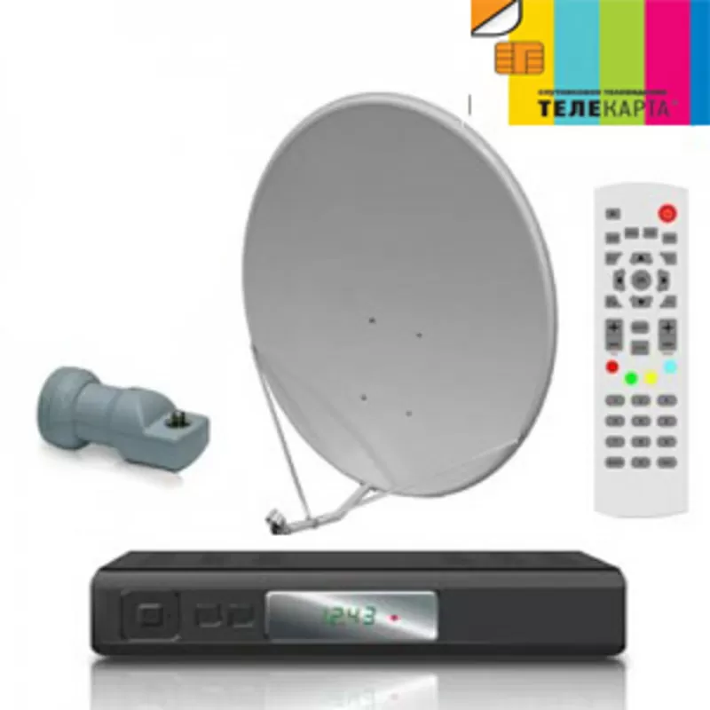 Продам Комплект спутникового ТВ «Телекарта» с функцией записи EVO 01 в