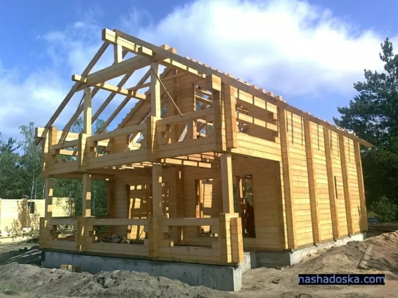 Строительство деревянных домов из сосны,  кедра и лиственницы 3
